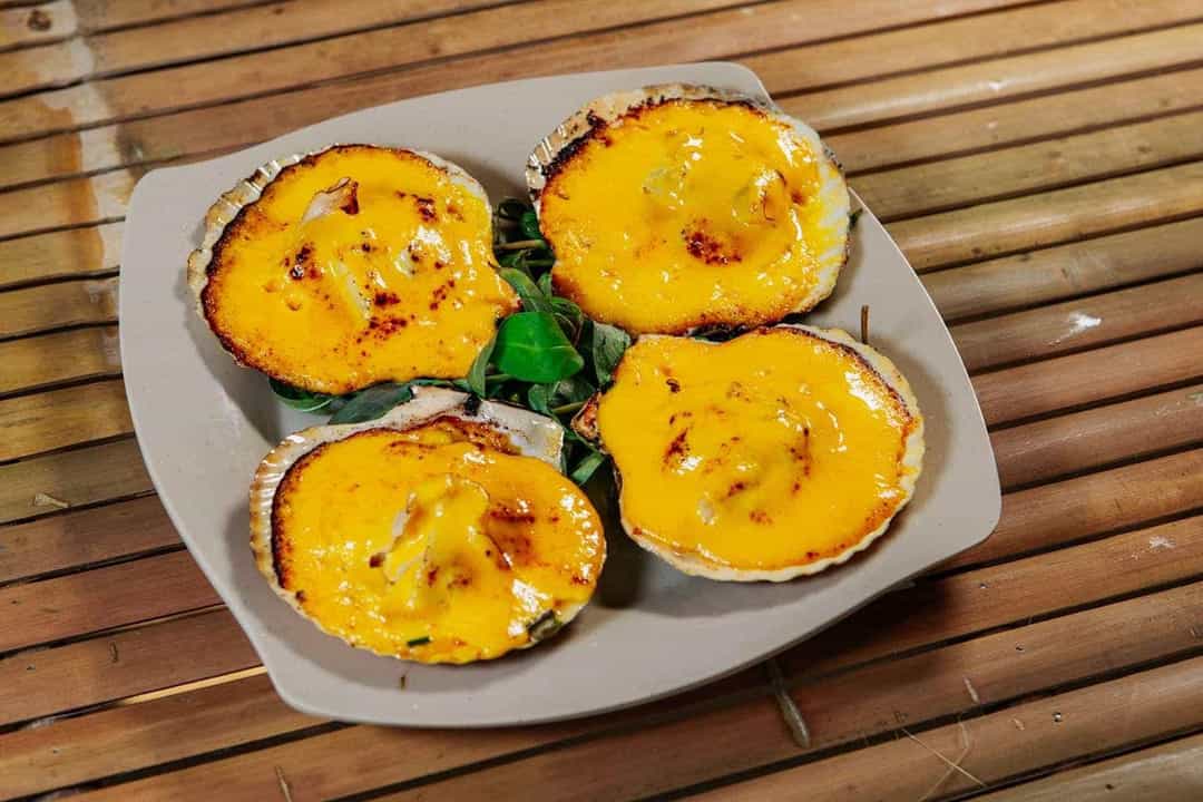 Sò Điệp Nướng Phô Mai — Sò tươi, phô mai bơ tỏi tan chảy